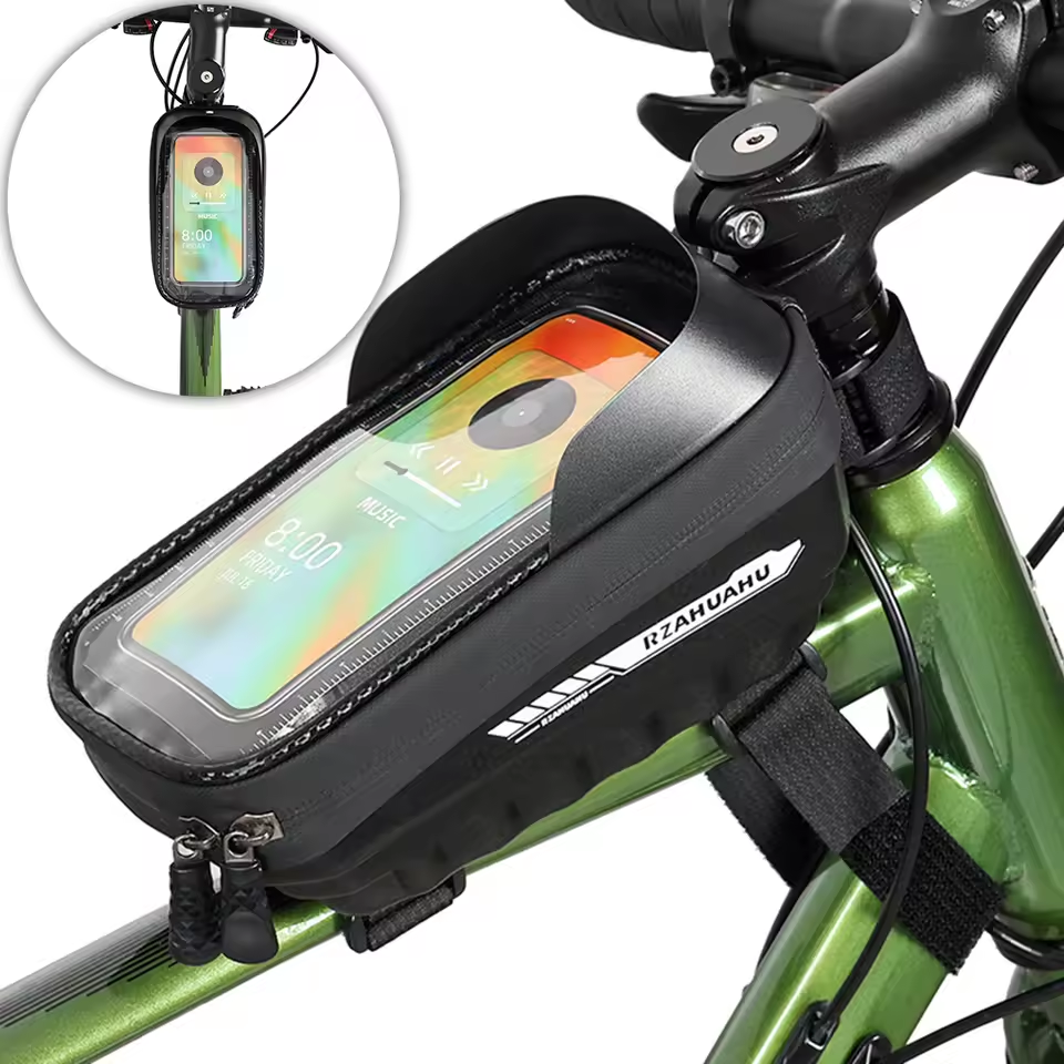 Youtube Phone Accessories - Bicycle Front Frame Bag Touch Screen