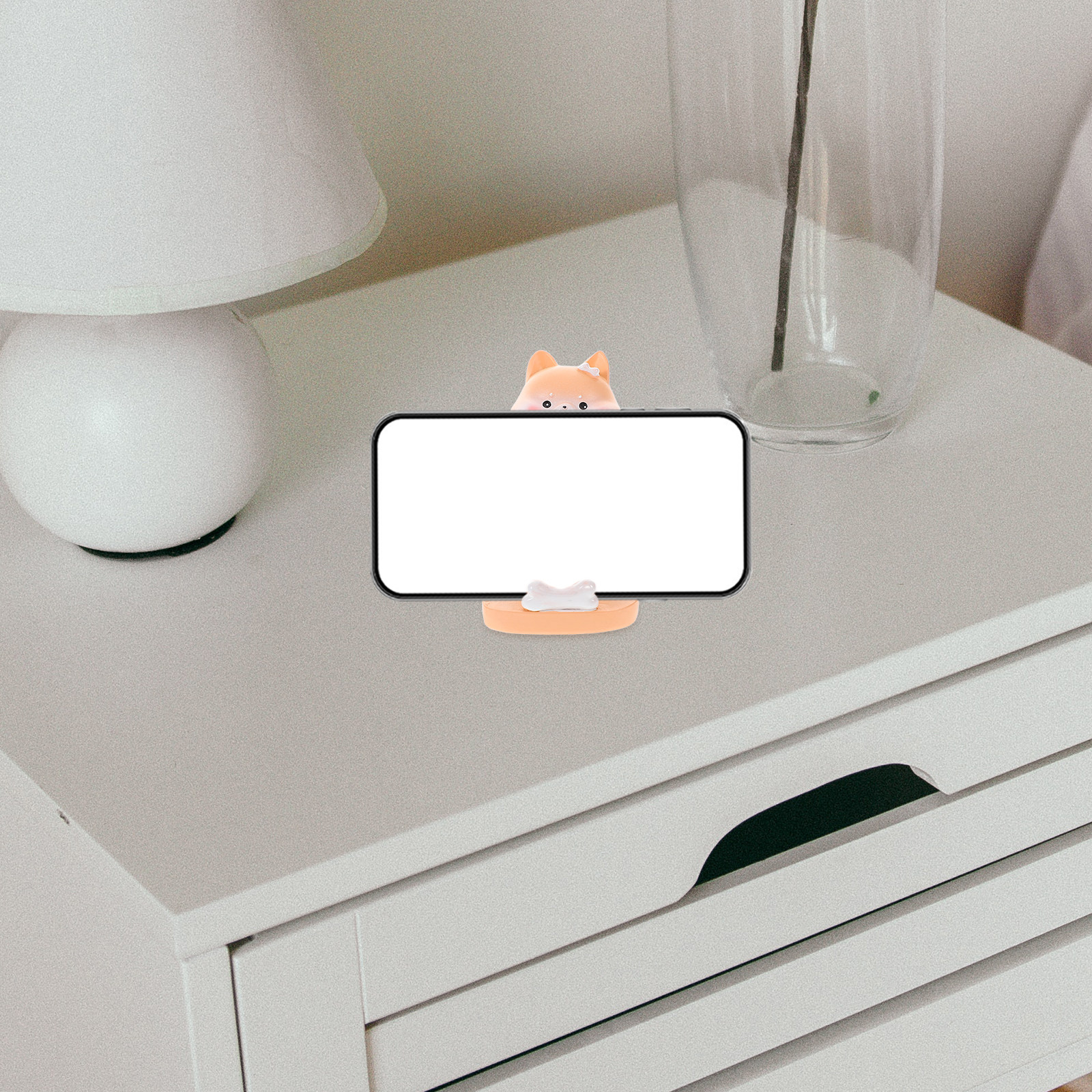 Desk Phone Stand - Cute Dog Cell Phone Holder Multifunctional