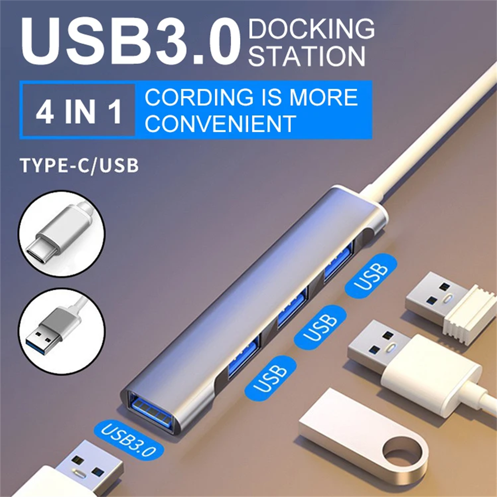 Phone Accessories Distributor - 4 in 1 USB 3.0 Hub