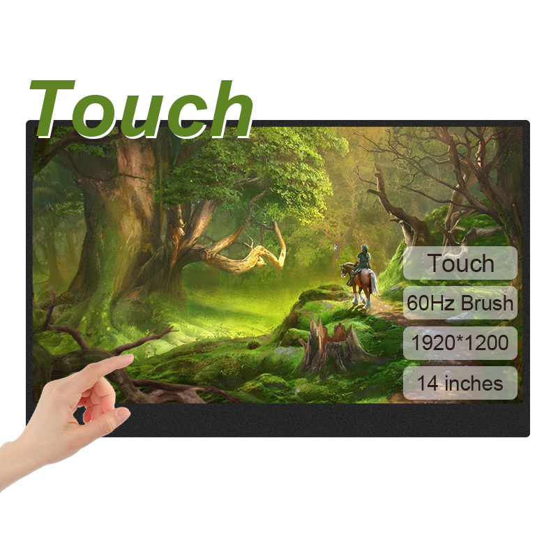 Phone Accessories Display Board - LANLIPU 14/15.6/16inch Portable Touch Monitor IPS