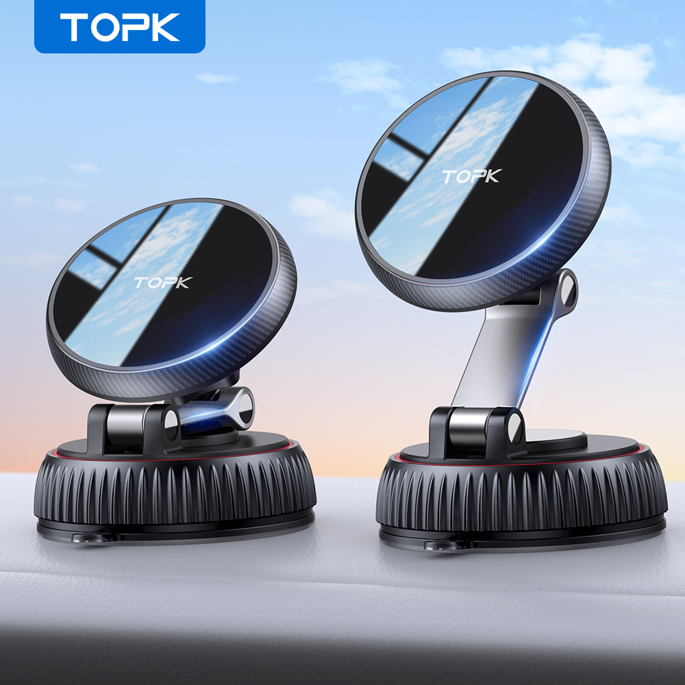 TOPK Magnetic Car Phone Holder - Desk Phone Stand review and price