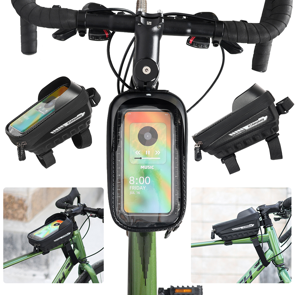 Bicycle Front Frame Bag Touch  - Youtube Phone Accessories review and price