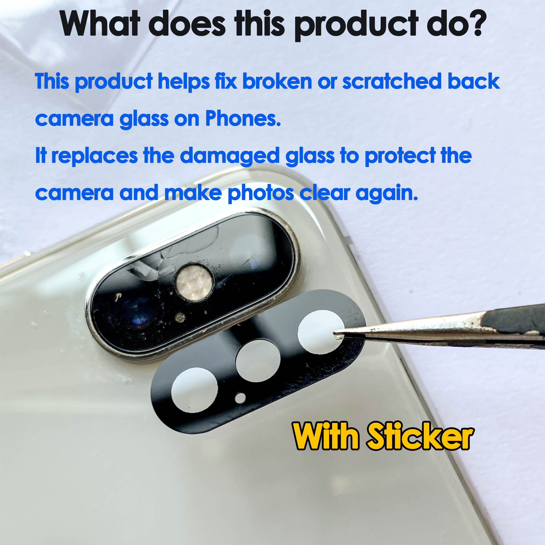 5Sets New Back Camera Glass Re - Phone Repair Kit review and price