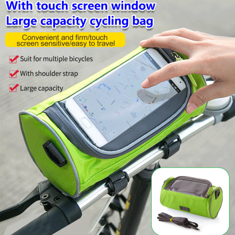 Large Bicycle Bags Handlebar F - Youtube Phone Accessories review and price