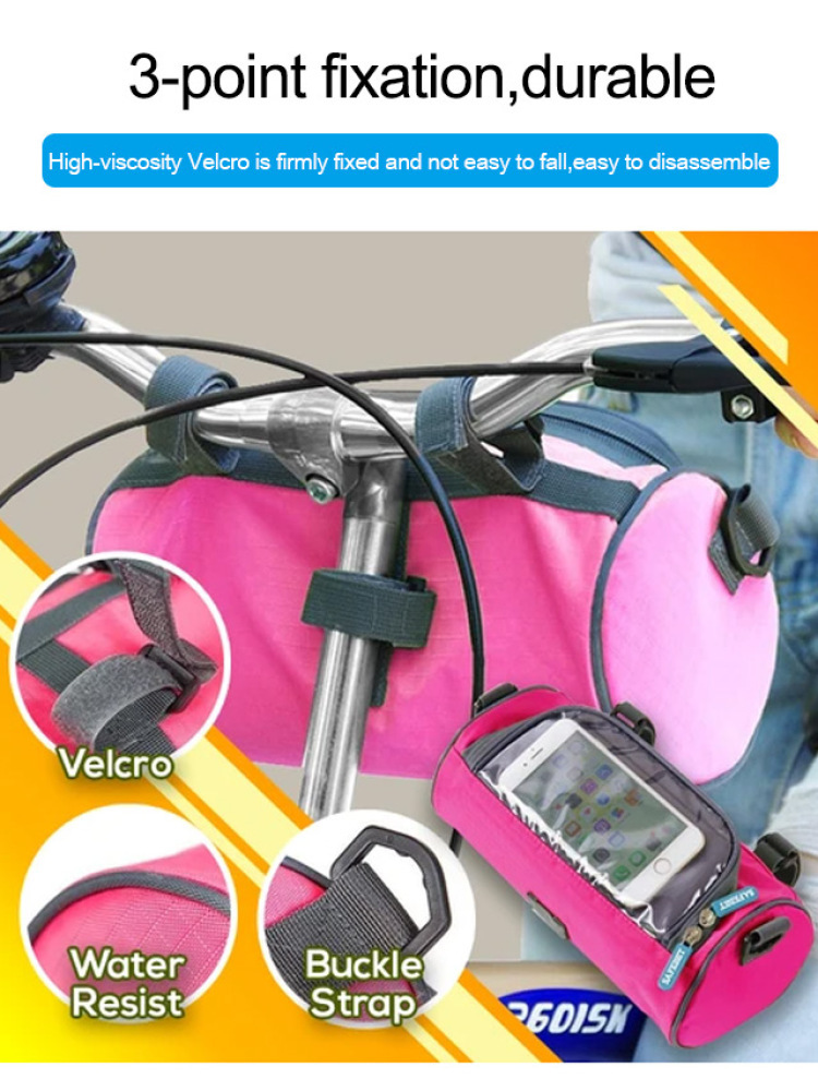 Large Bicycle Bags Handlebar F - Youtube Phone Accessories review and price