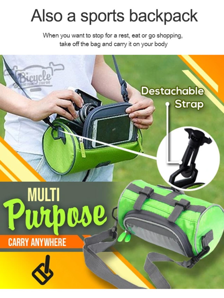 Large Bicycle Bags Handlebar F - Youtube Phone Accessories review and price