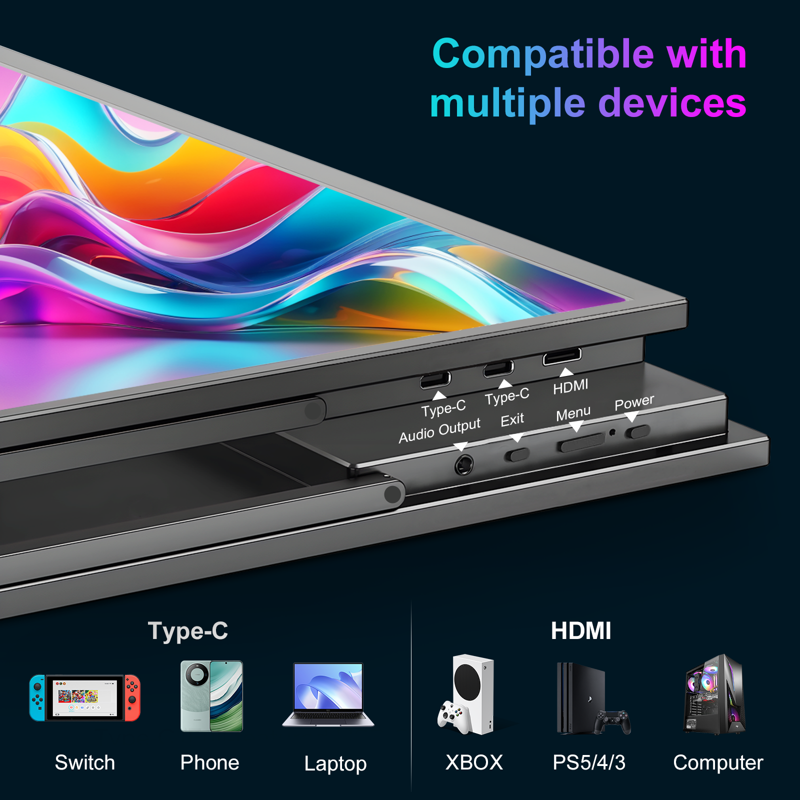 17.4/18.5/19 Inch Gaming Porta - Phone Accessories Display Board review and price