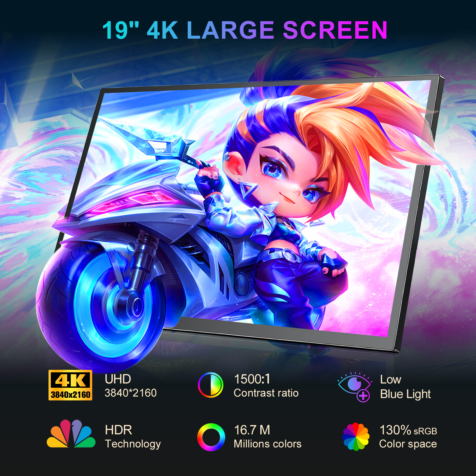 17.4/18.5/19 Inch Gaming Porta - Phone Accessories Display Board review and price