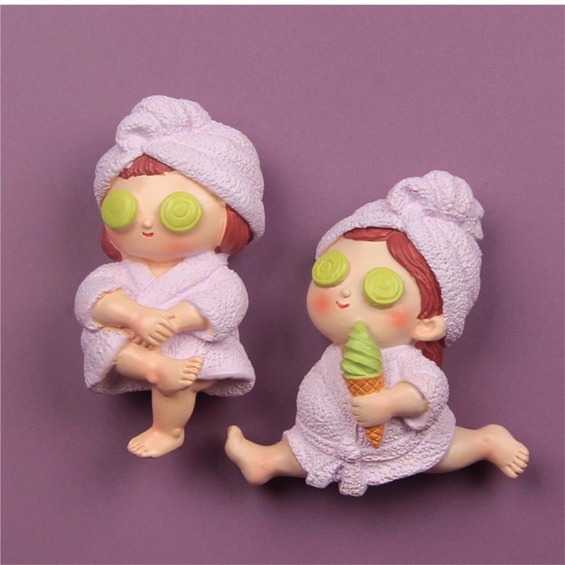 Wearing Nightgown Girl Resin R - Phone Accessories For Old People review and price