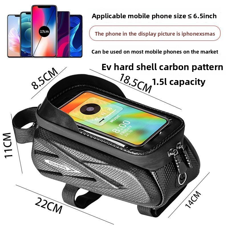 Bicycle bag, front beam bag, m - Youtube Phone Accessories review and price