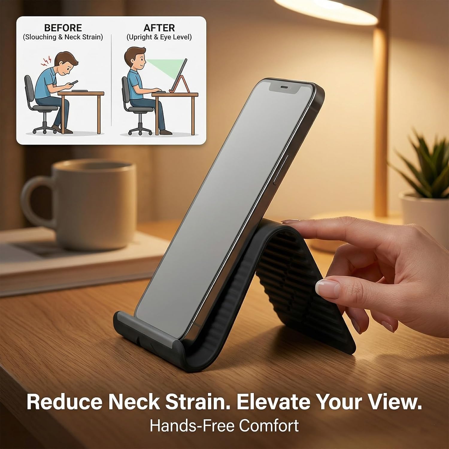 Lazy Portable Phone Stand Sili - Desk Phone Stand review and price