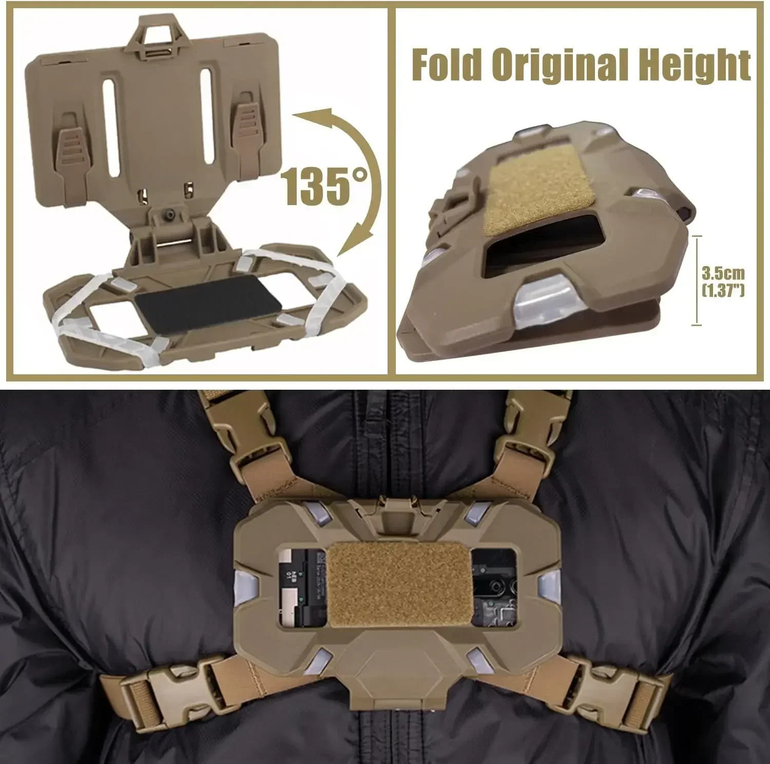 Tactical MOLLE Folding Navigat - Phone Accessories Display Board review and price