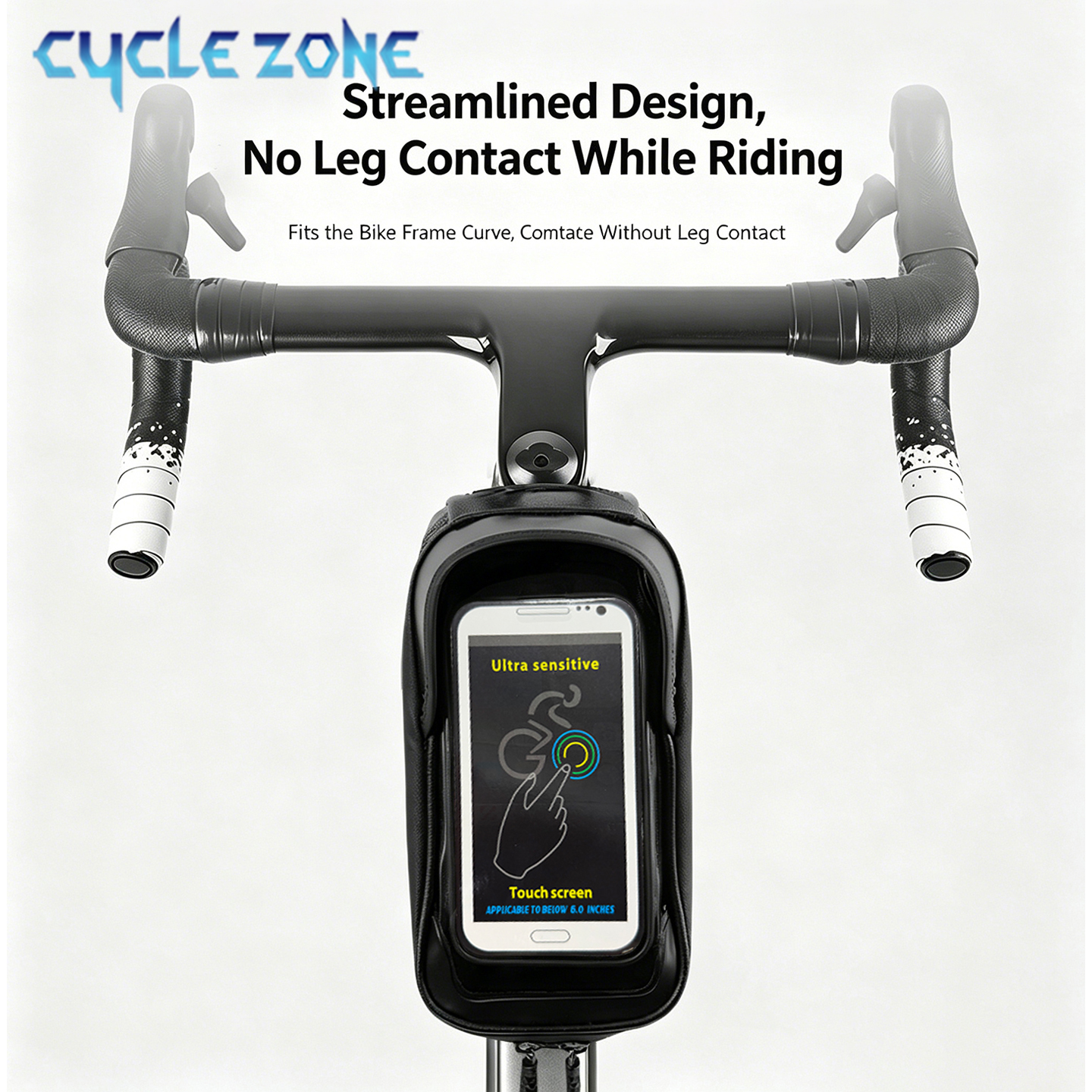Bike Top Tube Bag Bicycle Fram - Youtube Phone Accessories review and price