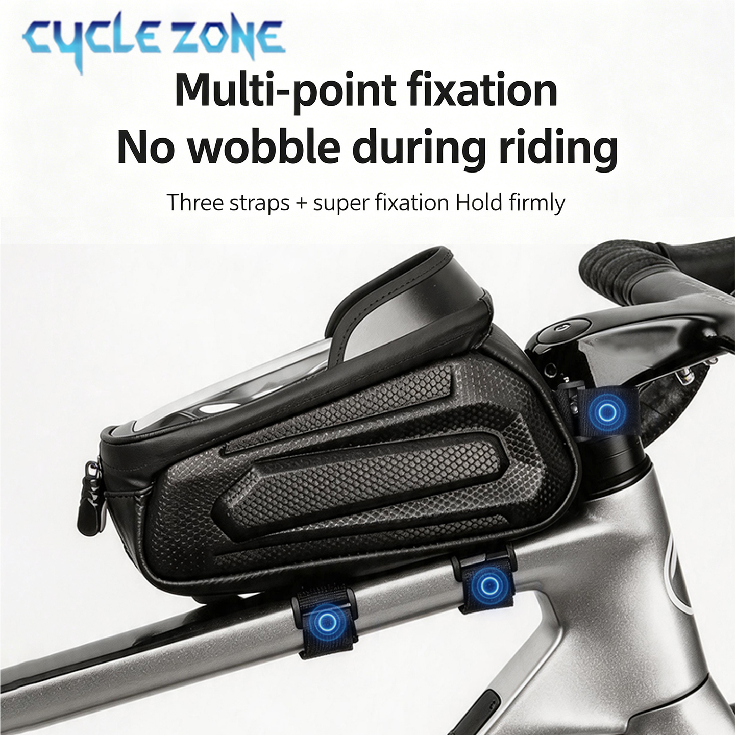 Bike Top Tube Bag Bicycle Fram - Youtube Phone Accessories review and price
