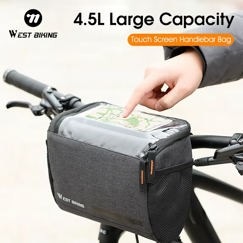 WEST BIKING 4.5L Bike Front Ba - Youtube Phone Accessories review and price
