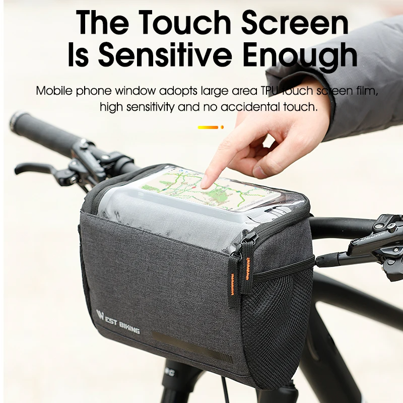 WEST BIKING 4.5L Bike Front Ba - Youtube Phone Accessories review and price
