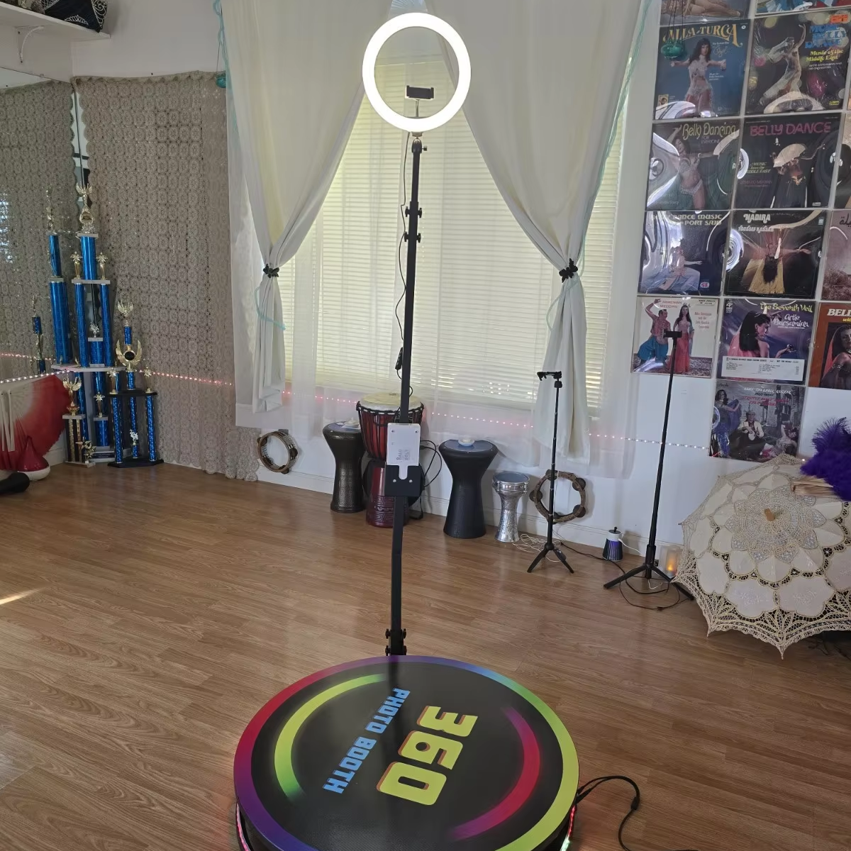 80cm 360° Selfie Photo Booth w - Led Strip Selfie review and price