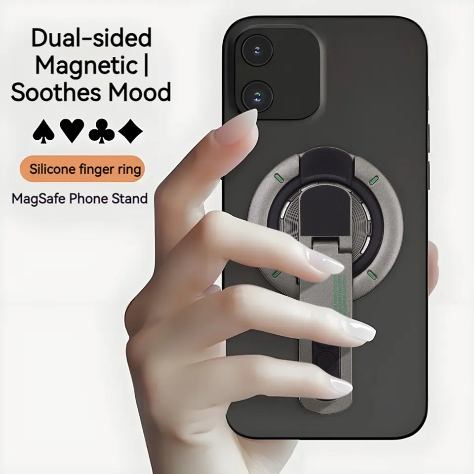 Double-Sided Magnetic Phone Ri - Desk Phone Stand review and price
