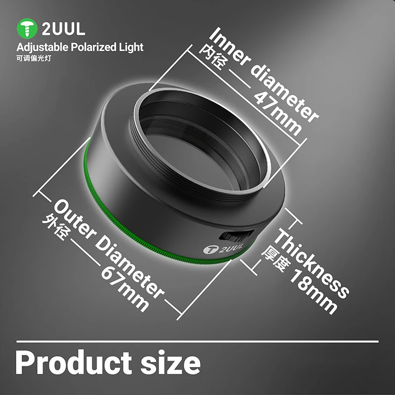 2UUL Adjustable Polarized Ligh - Phone Repair Kit review and price