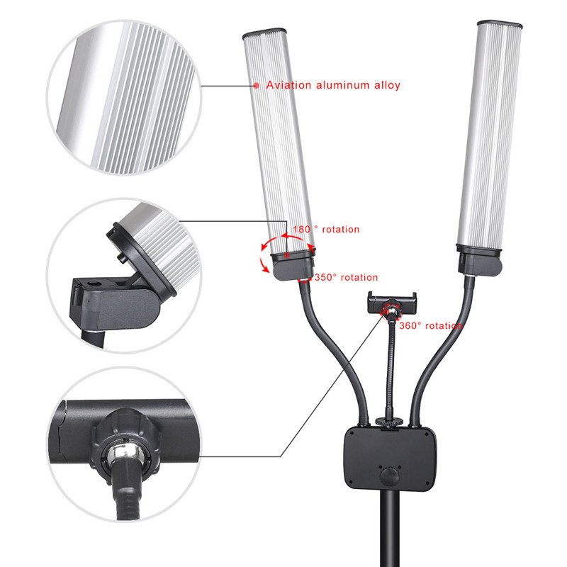 Double Arms LED Fill Light Pho - Led Strip Selfie review and price