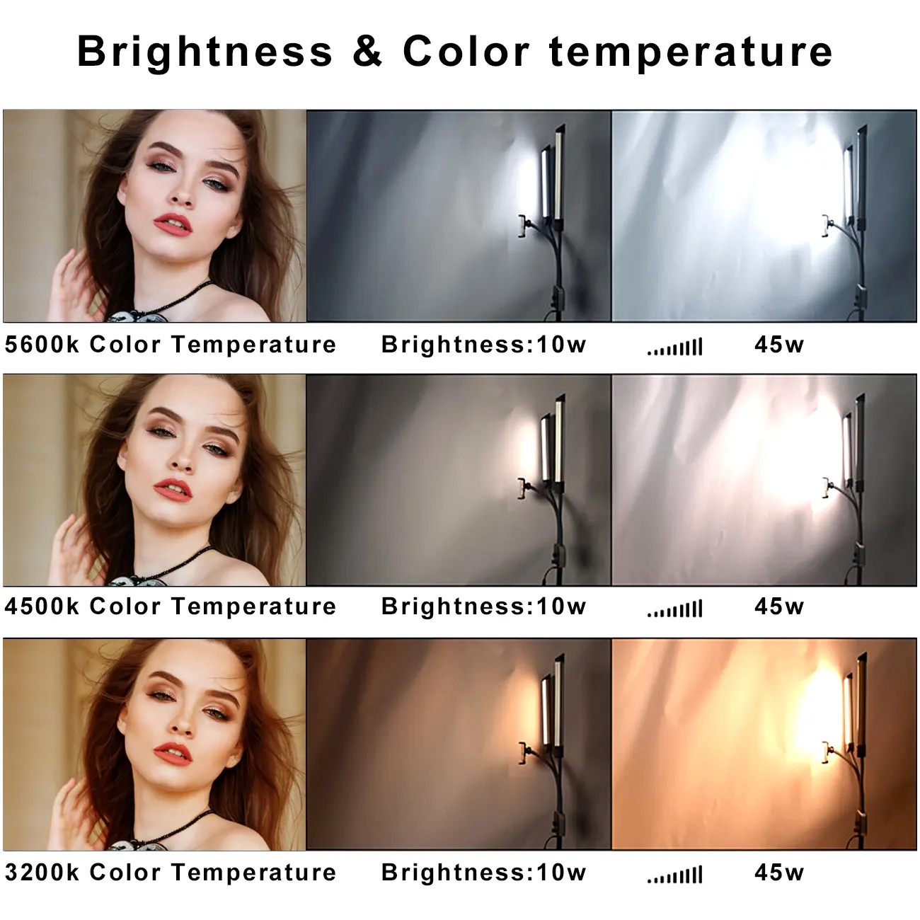 45W Double Arm Fill Ring Light - Led Strip Selfie review and price