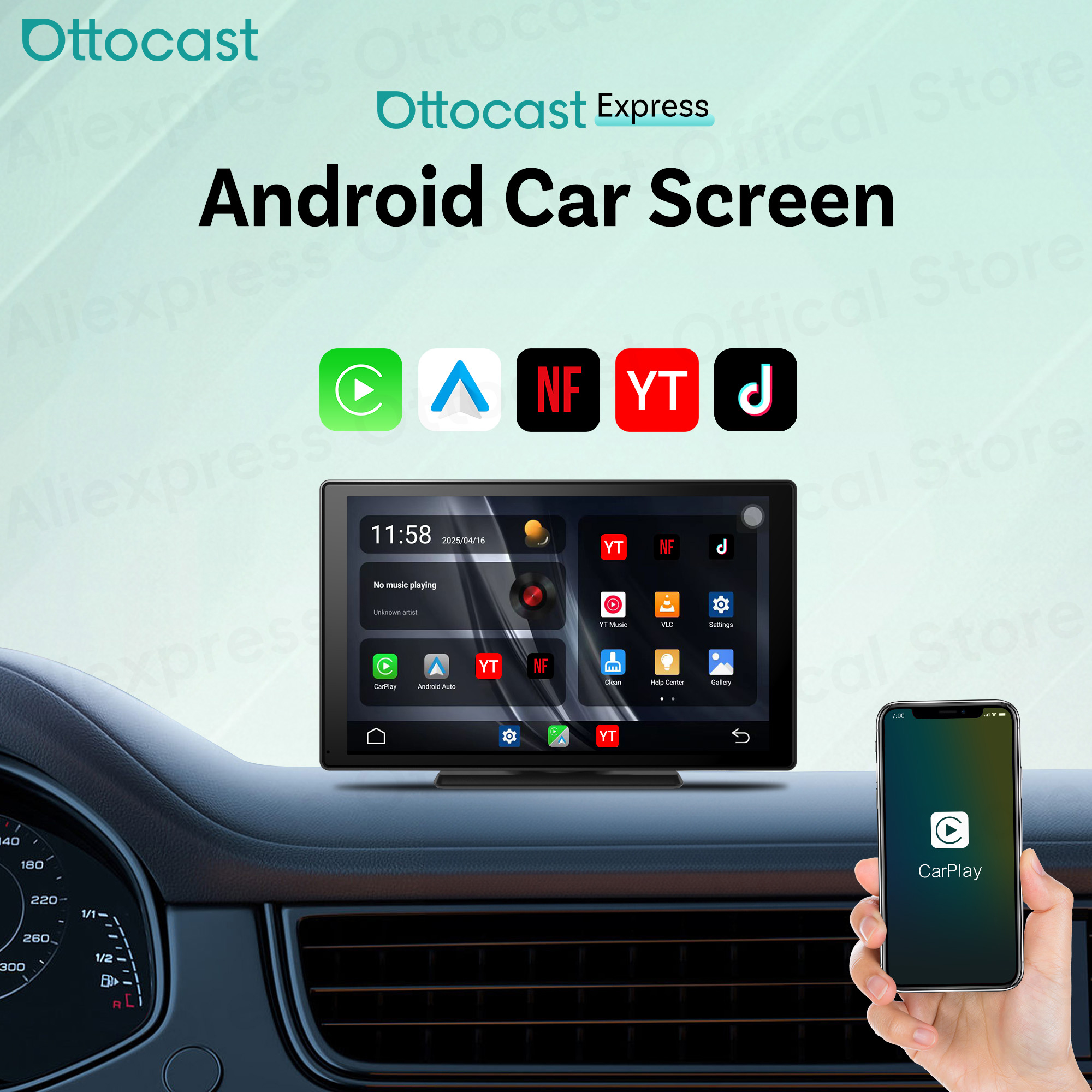 Ottocast Express Android Car T - Youtube Phone Accessories review and price
