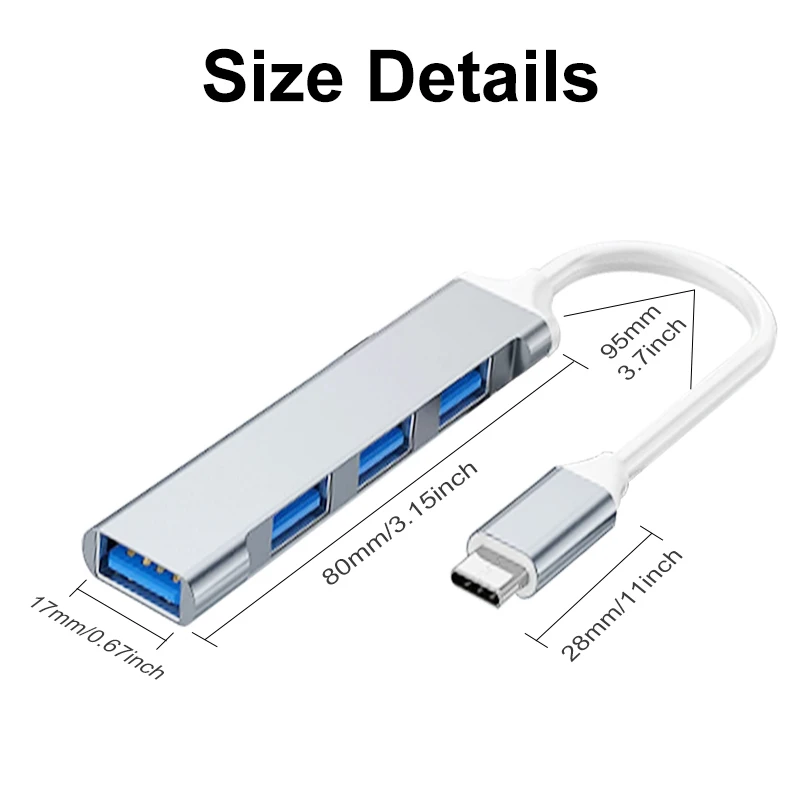 4 in 1 USB 3.0 Hub OTG Splitte - Phone Accessories Distributor review and price